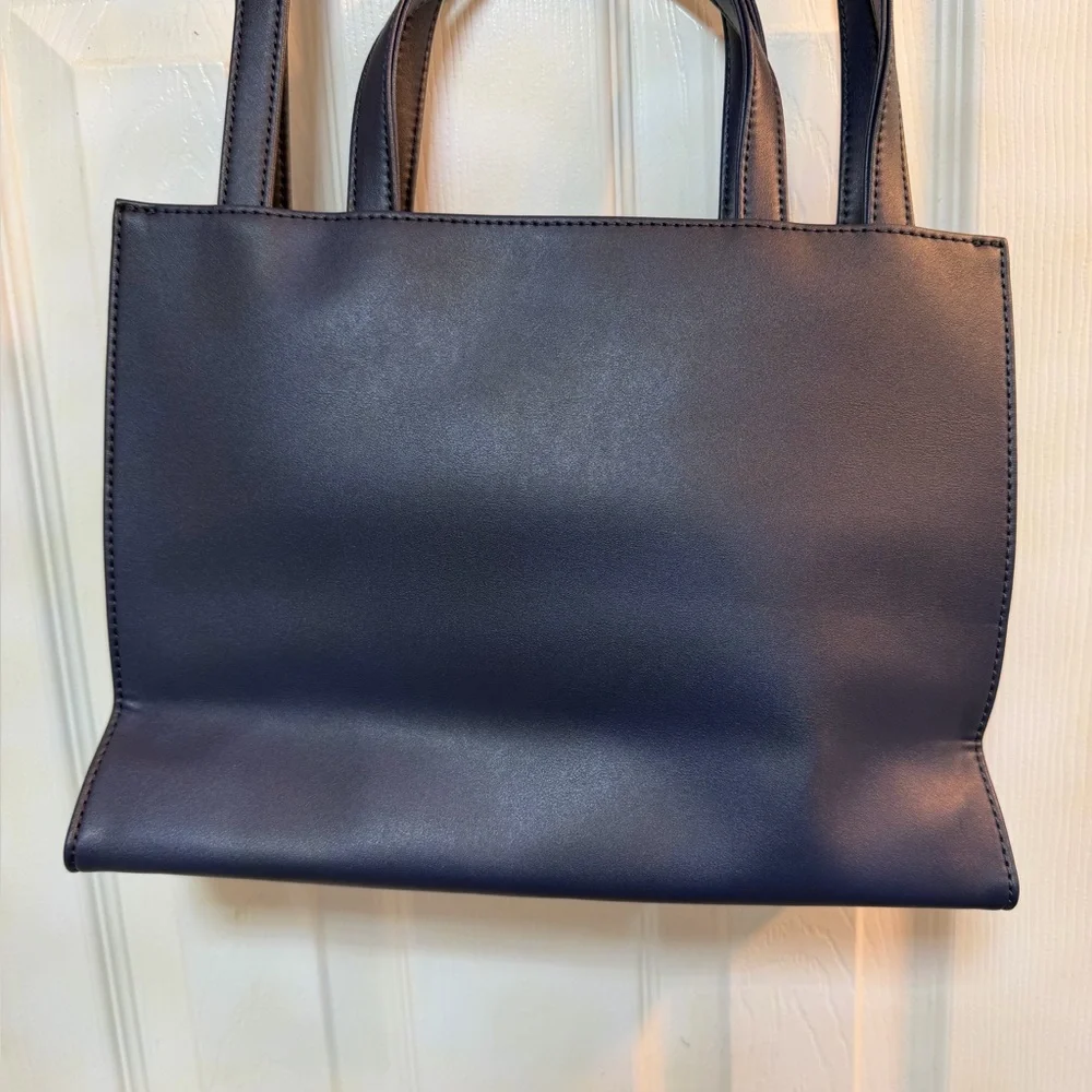 Telfar Schmedium Navy Blue Shopping Bag - Picture 9 of 14